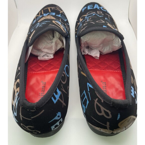 Men’s Party Dress Shoes Black Multicolor Graffiti Meijiana Size 11 main image 6